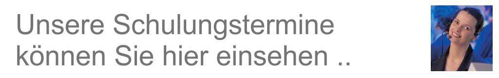 Zur Jahres&uuml;bersicht der Schulungstermine